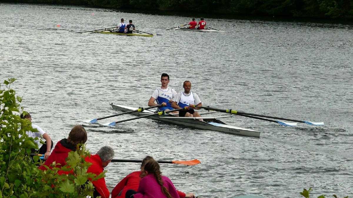 Ruderboot auf dem Biggesee