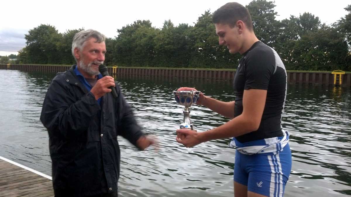 Siegerehrung für den Clubmeister Dragan Stankovic